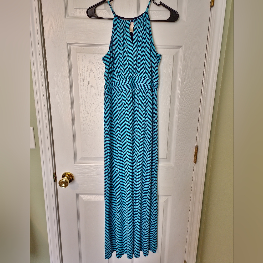 LOFT keyhole maxi dress